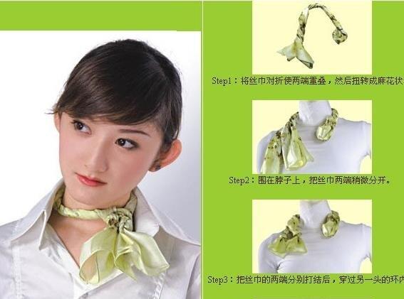 时尚丝巾蒙面_时尚丝巾图片_丝巾时尚