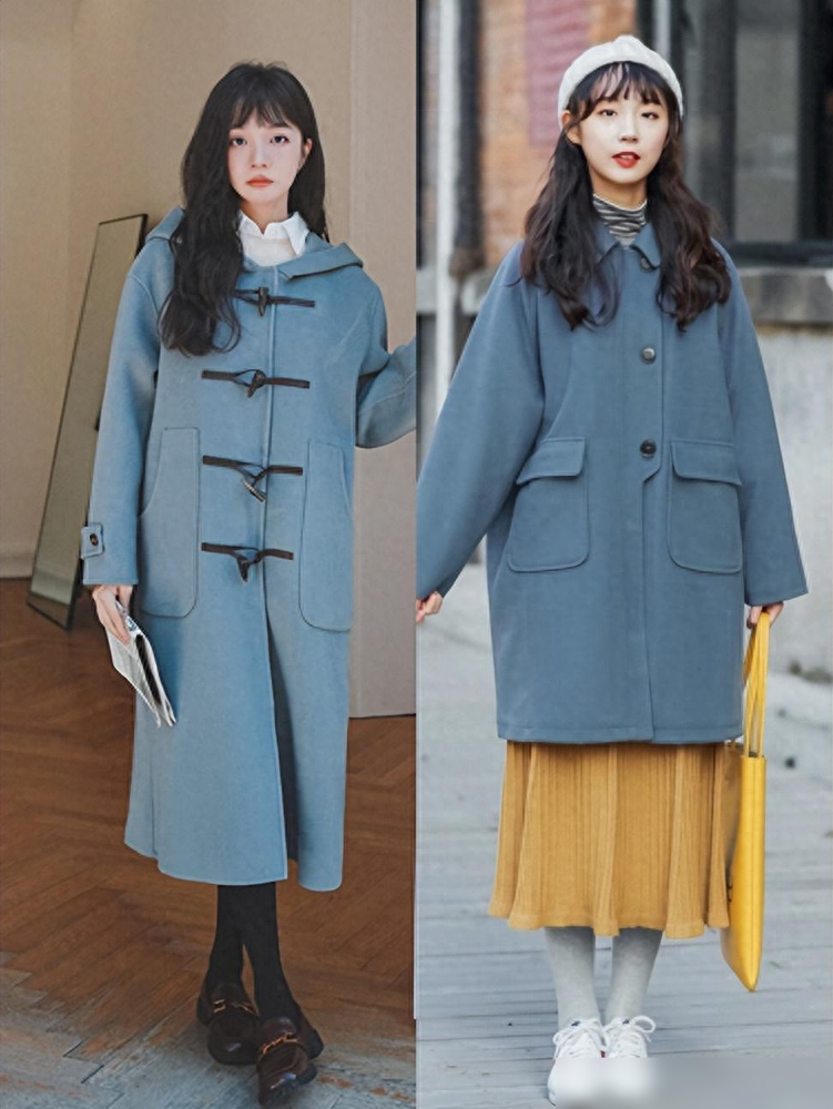 毛大衣怎么搭配女_时尚女款毛呢大衣_时尚长款女式毛呢大衣